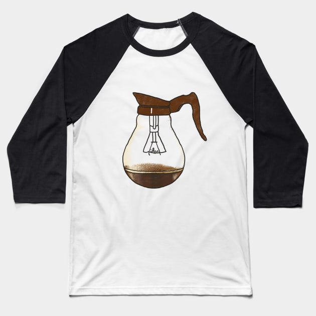 Coffee is always a good idea Baseball T-Shirt by rodrigobhz